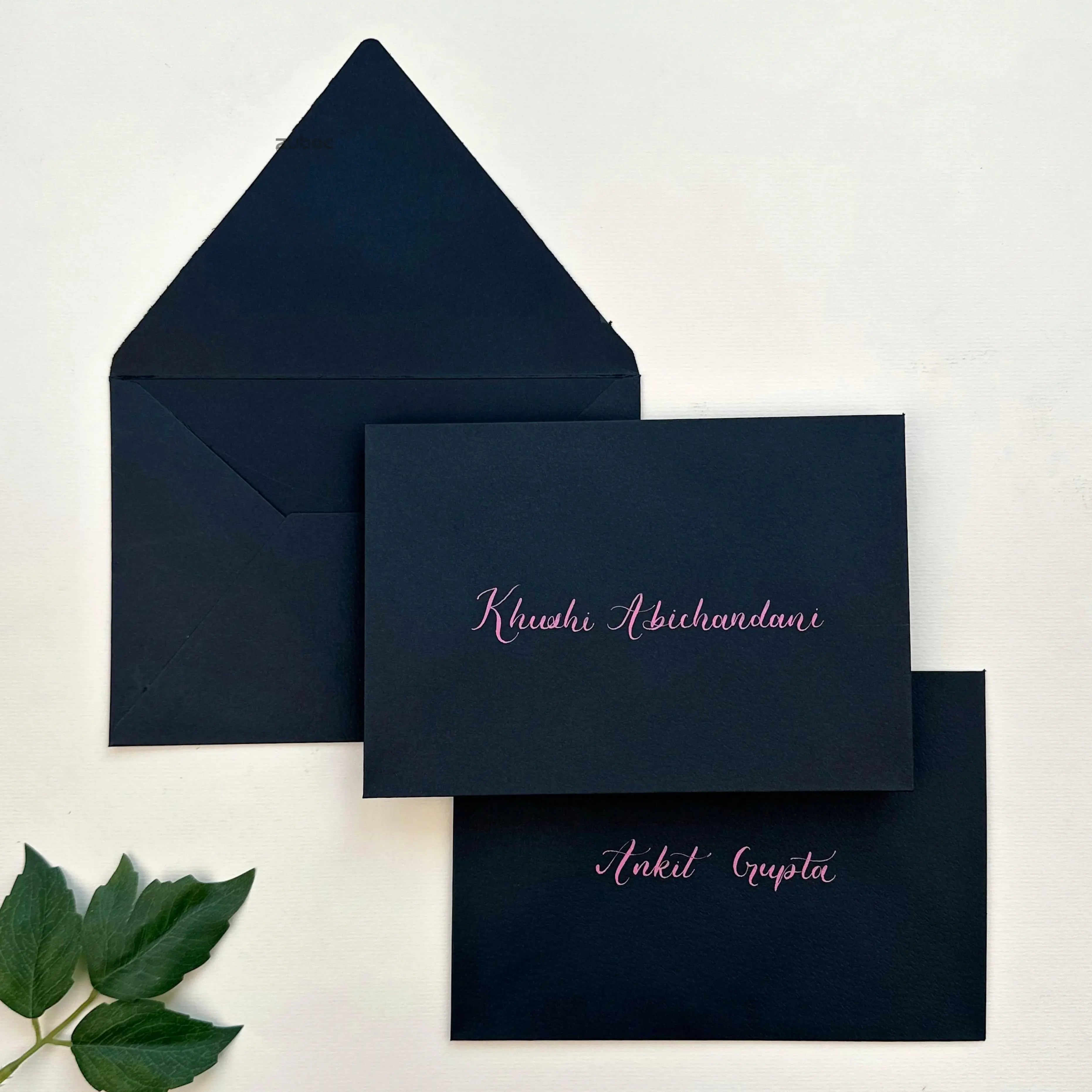 Midnight Ink Handwritten Envelope (Set of 10)