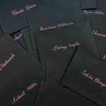 Midnight Ink Handwritten Envelope (Set of 10)
