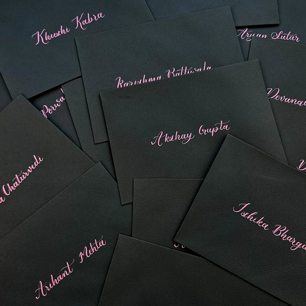 Midnight Ink Handwritten Envelope (Set of 10)