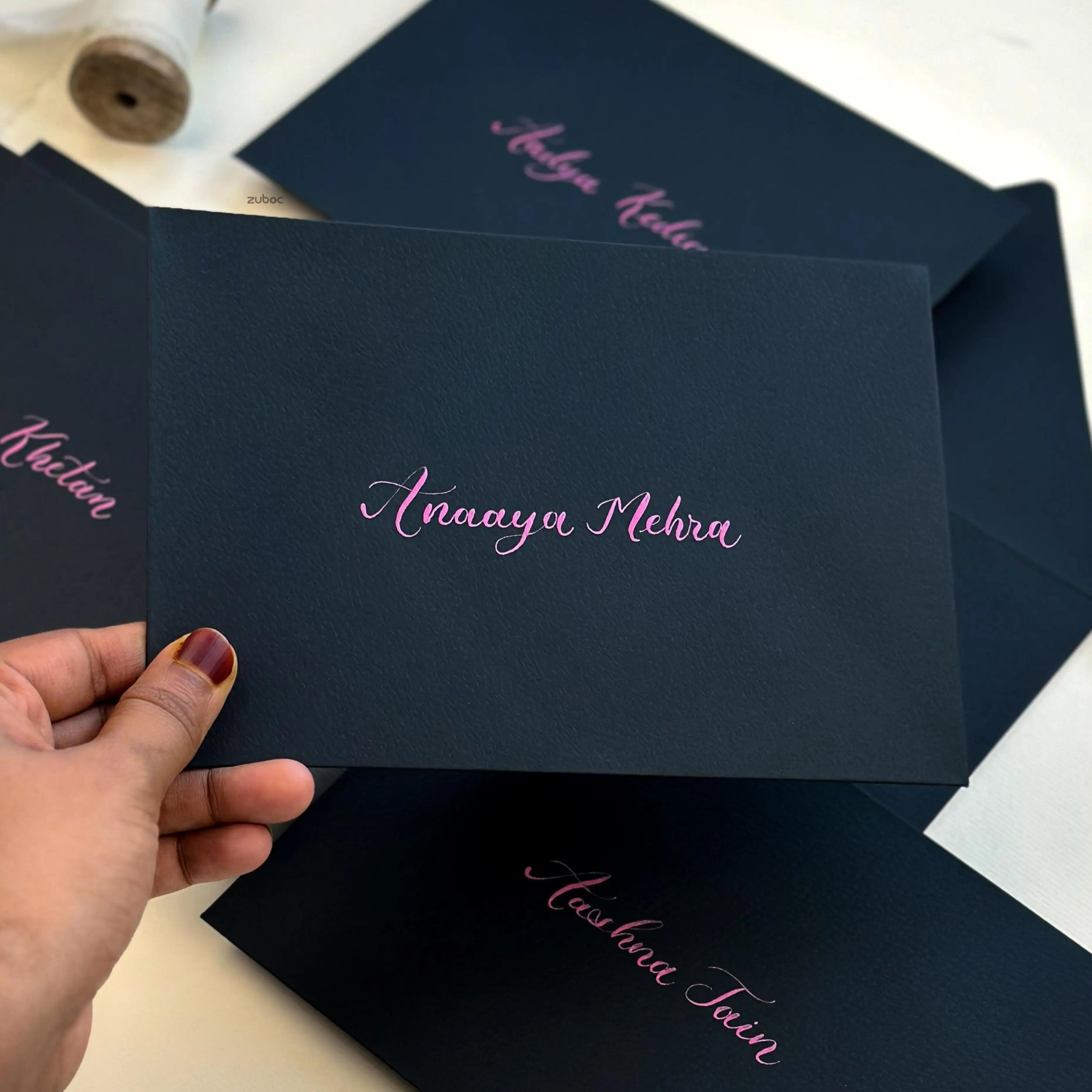 Midnight Ink Handwritten Envelope (Set of 10)