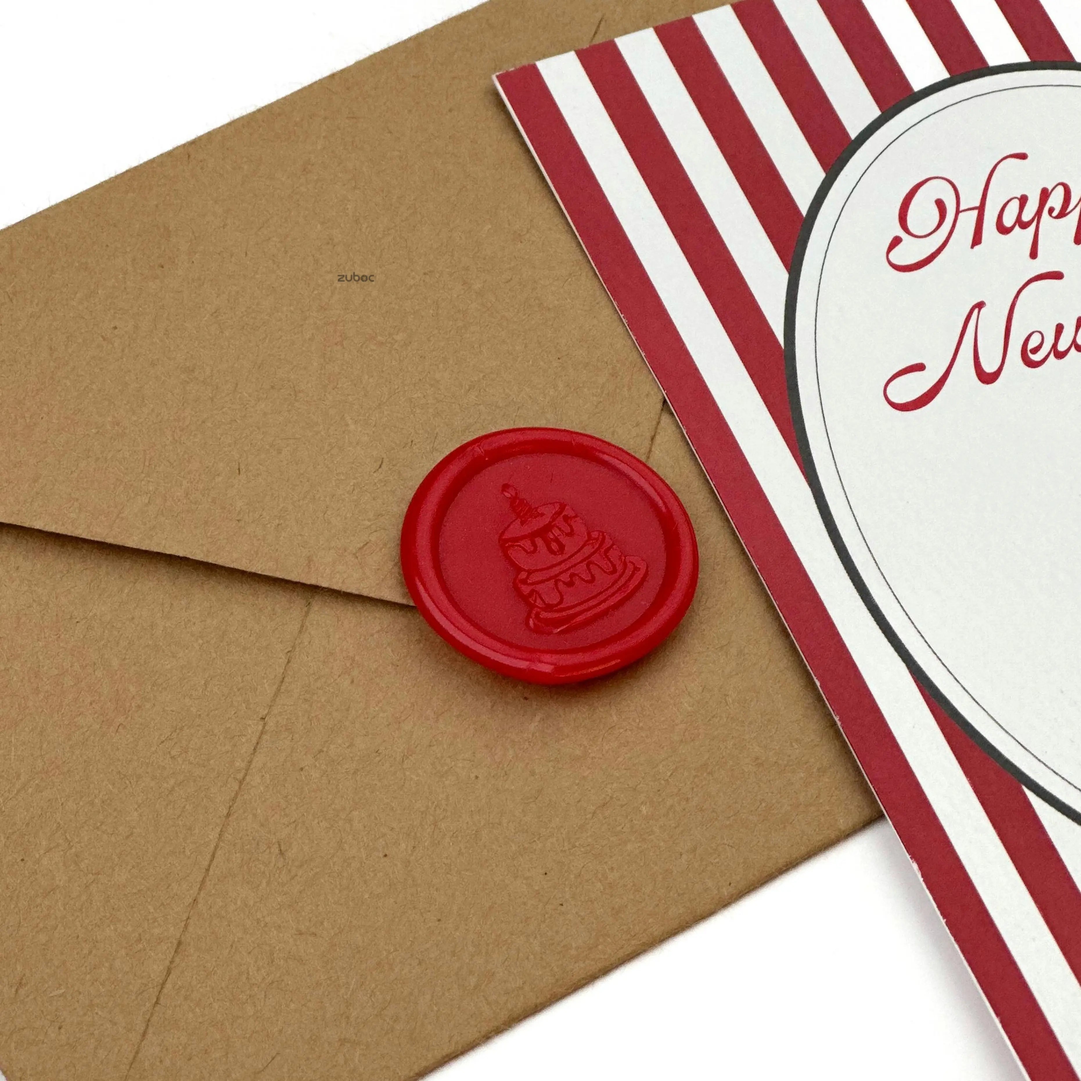 Handwritten Merry & Joy New Year Card