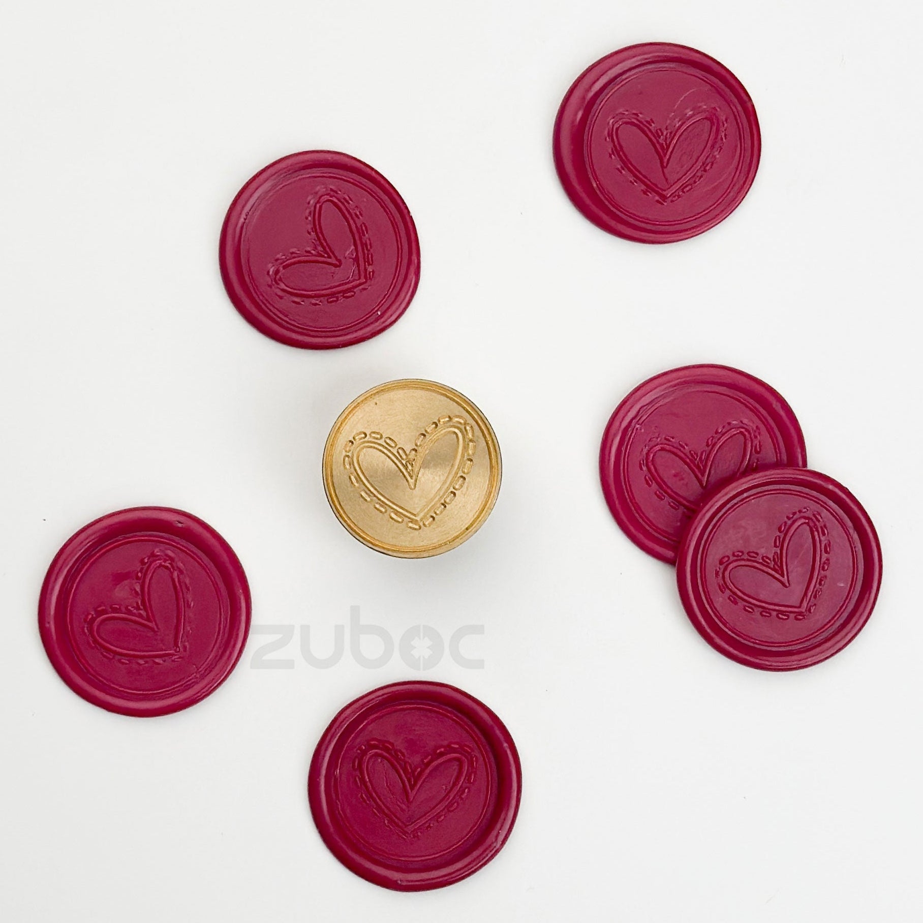 Brown wax stamp for DIY projects