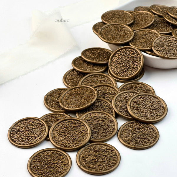 Henna Wax Seal for Invitations (Set of 5)