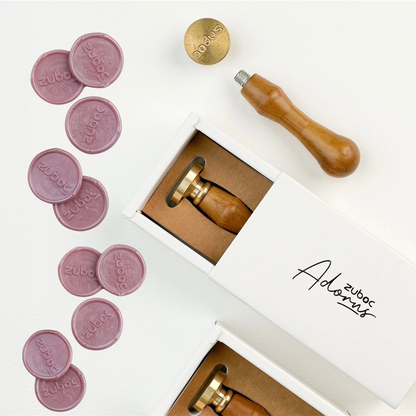 Personalised Wax Stamp and 50 Wax Seals
