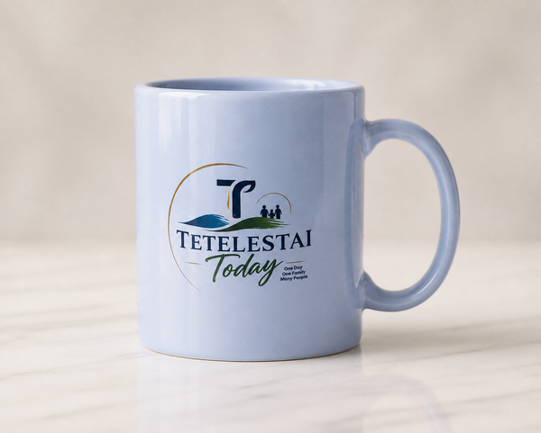 Printed Pastel Colors Ceramic Mug