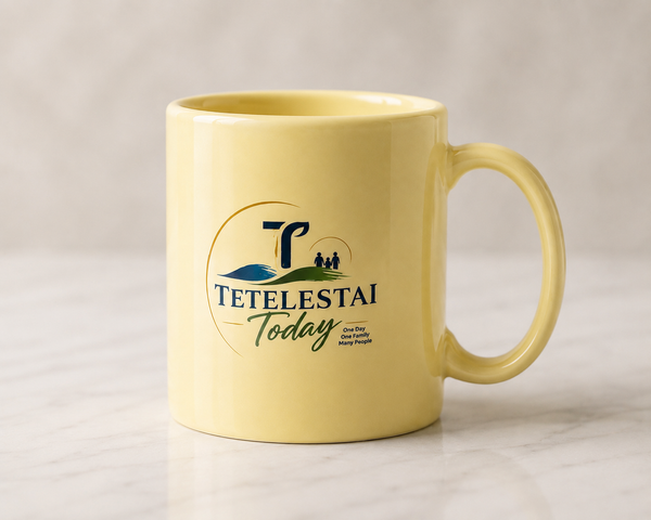Printed Pastel Colors Ceramic Mug
