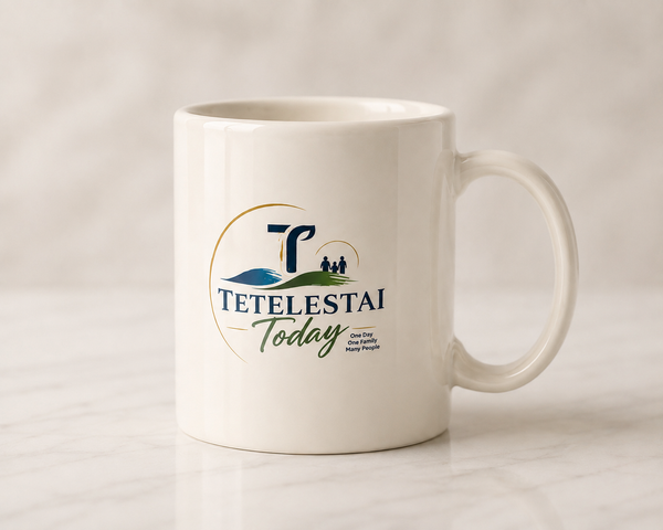 Printed Pastel Colors Ceramic Mug