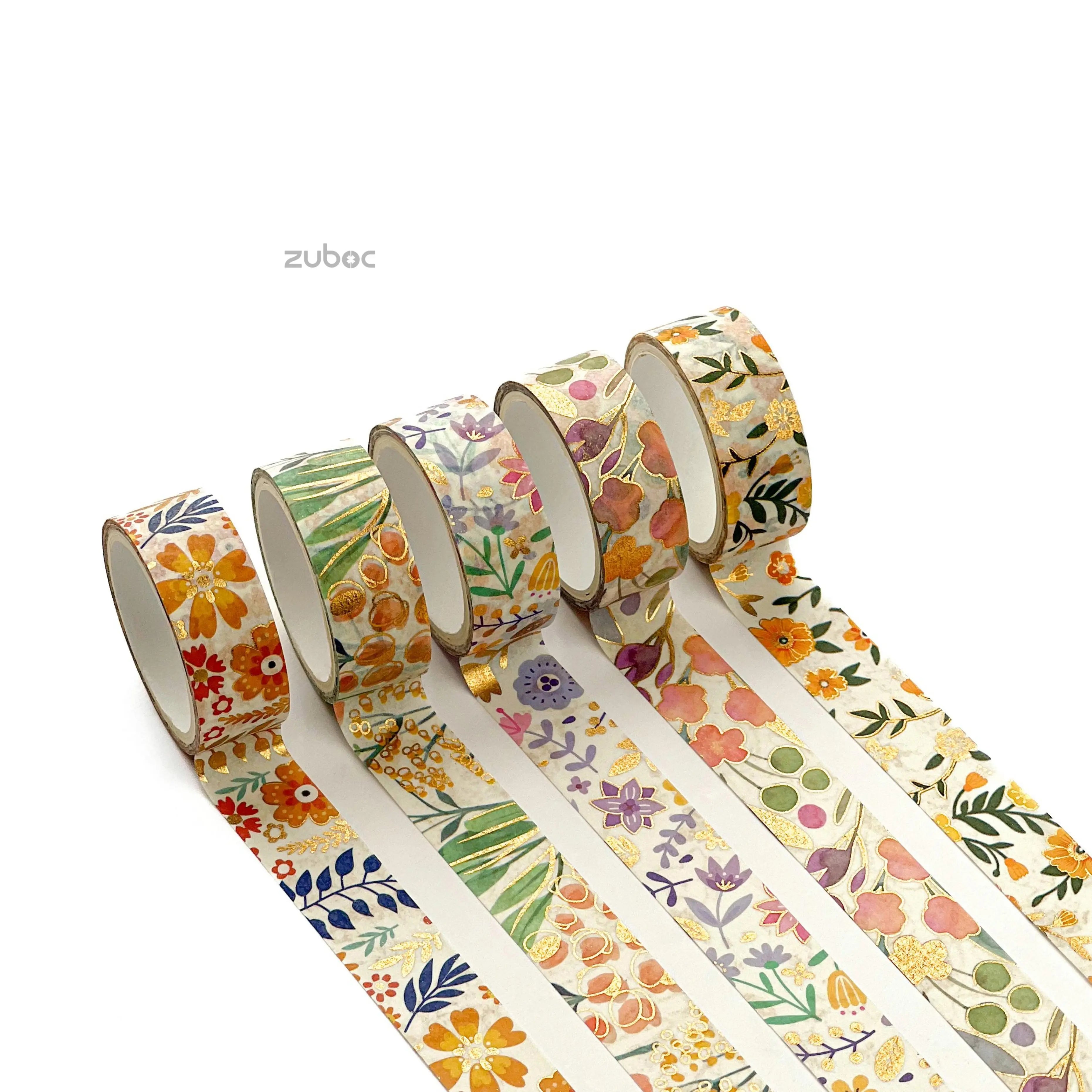 Leafy Petals Washi Tape - Set of 5