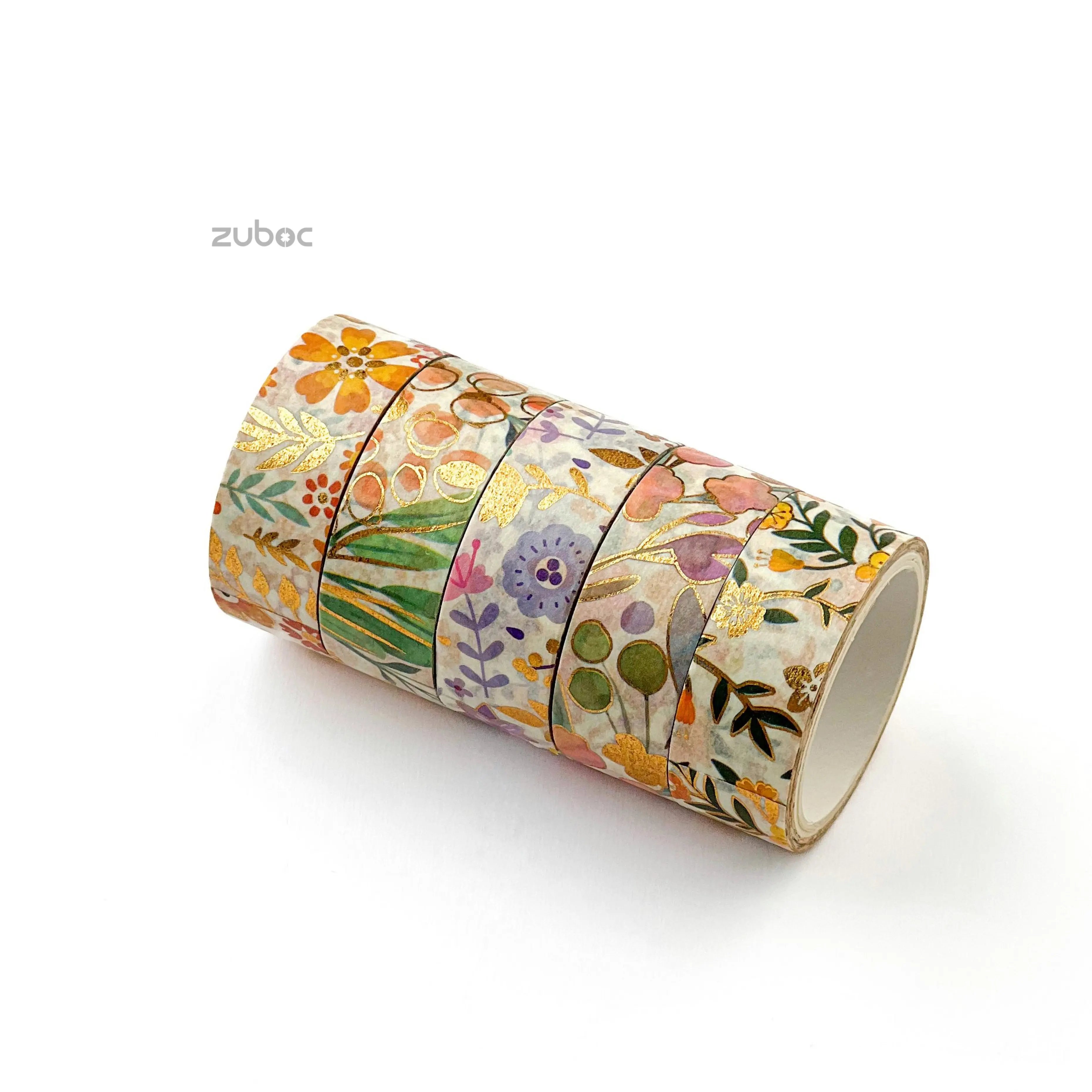 Leafy Petals Washi Tape - Set of 5