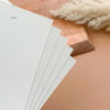 Plain Insert Card (Set of 5)