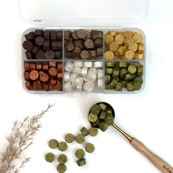 Assorted Metallic Sealing Wax Beads 60g for Wax Seals