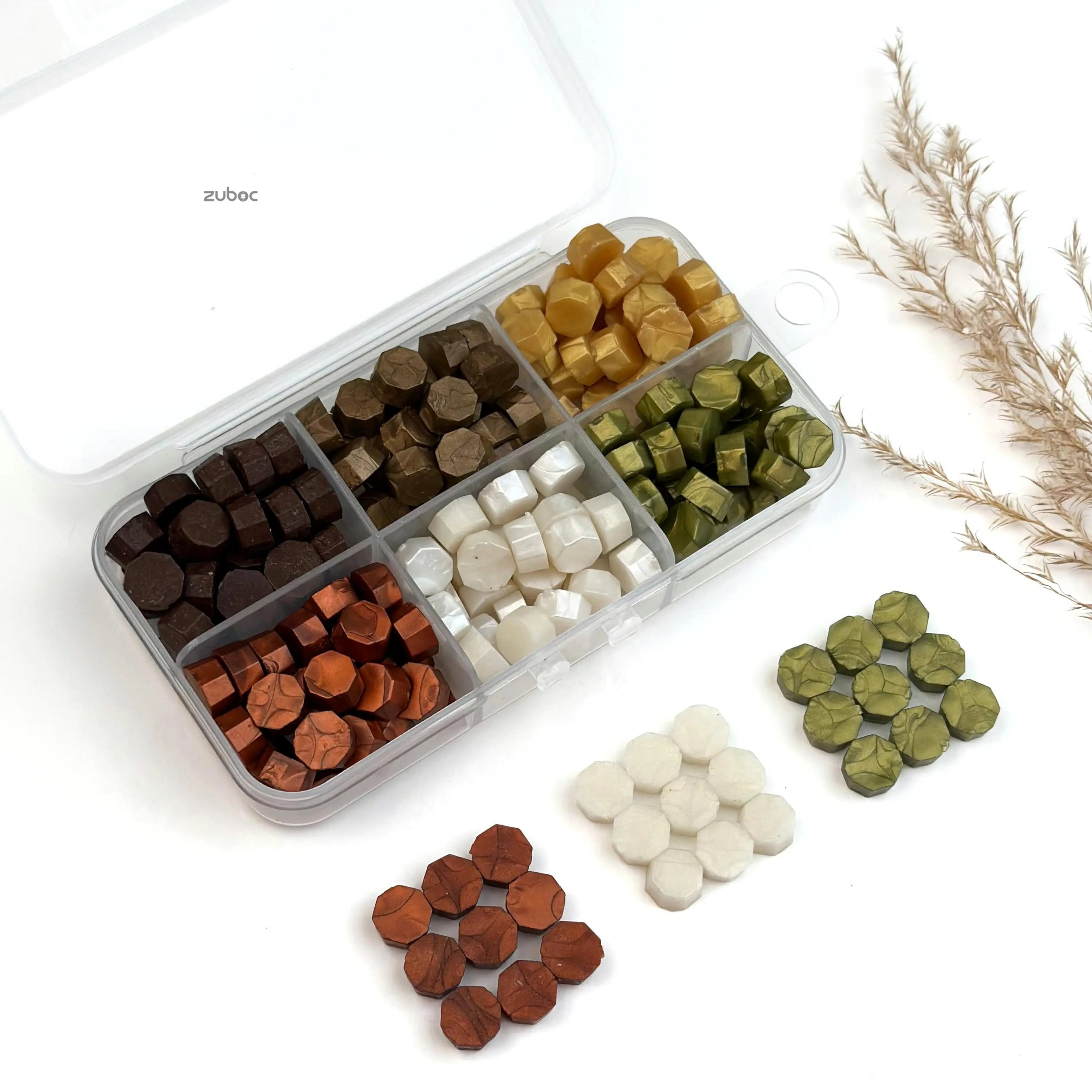 Assorted Metallic Wax Beads - 60Grams - Image 5