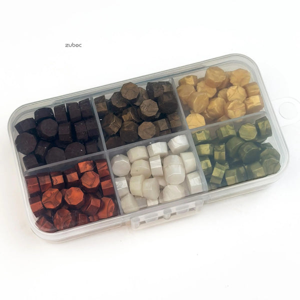 Assorted Metallic Sealing Wax Beads 60g for Wax Seals