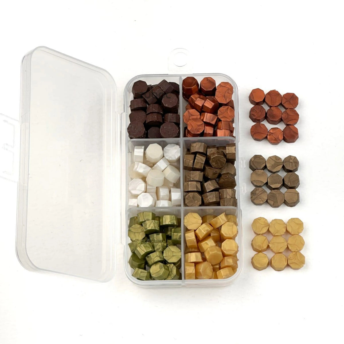 Assorted Metallic Sealing Wax Beads 60g for Wax Seals