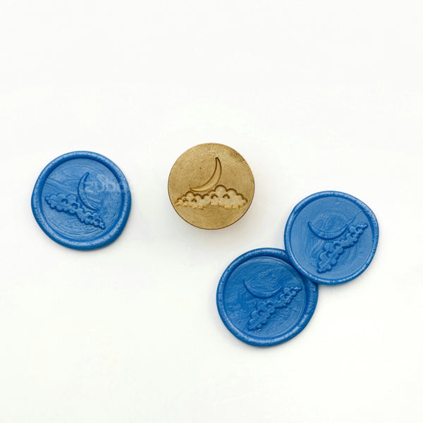 Moon -2  Wax Stamp Head Only