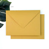 Mustard Yellow Baronial Invitation Envelope (Set of 5)