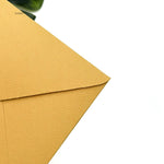 Mustard Yellow Baronial Invitation Envelope (Set of 5)