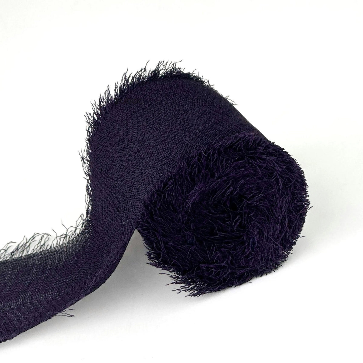 Georgette Plain Navy Blue Ribbon (5mtr)