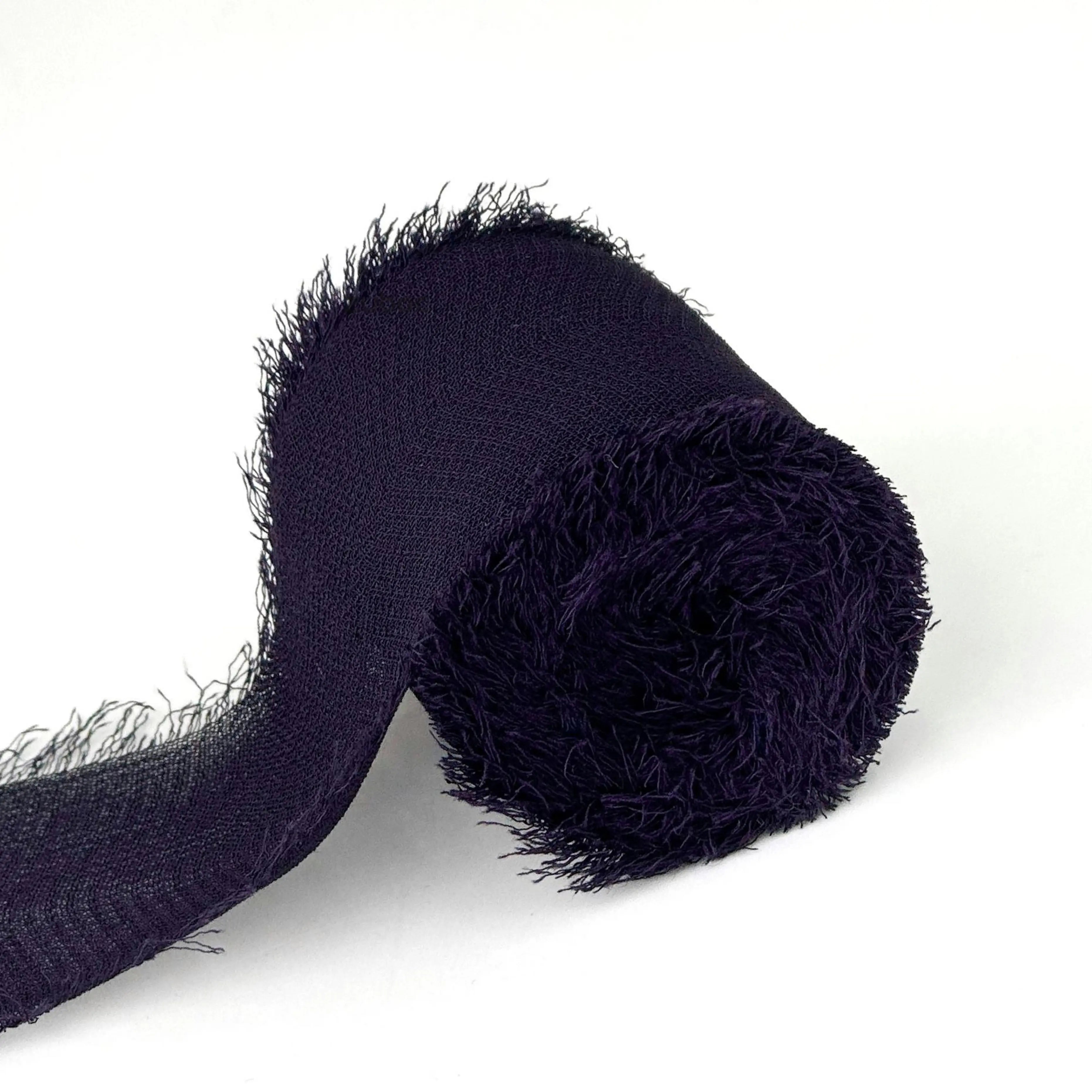 Navy Blue Georgette Ribbon 5m for decorative gift wrapping and craft projects