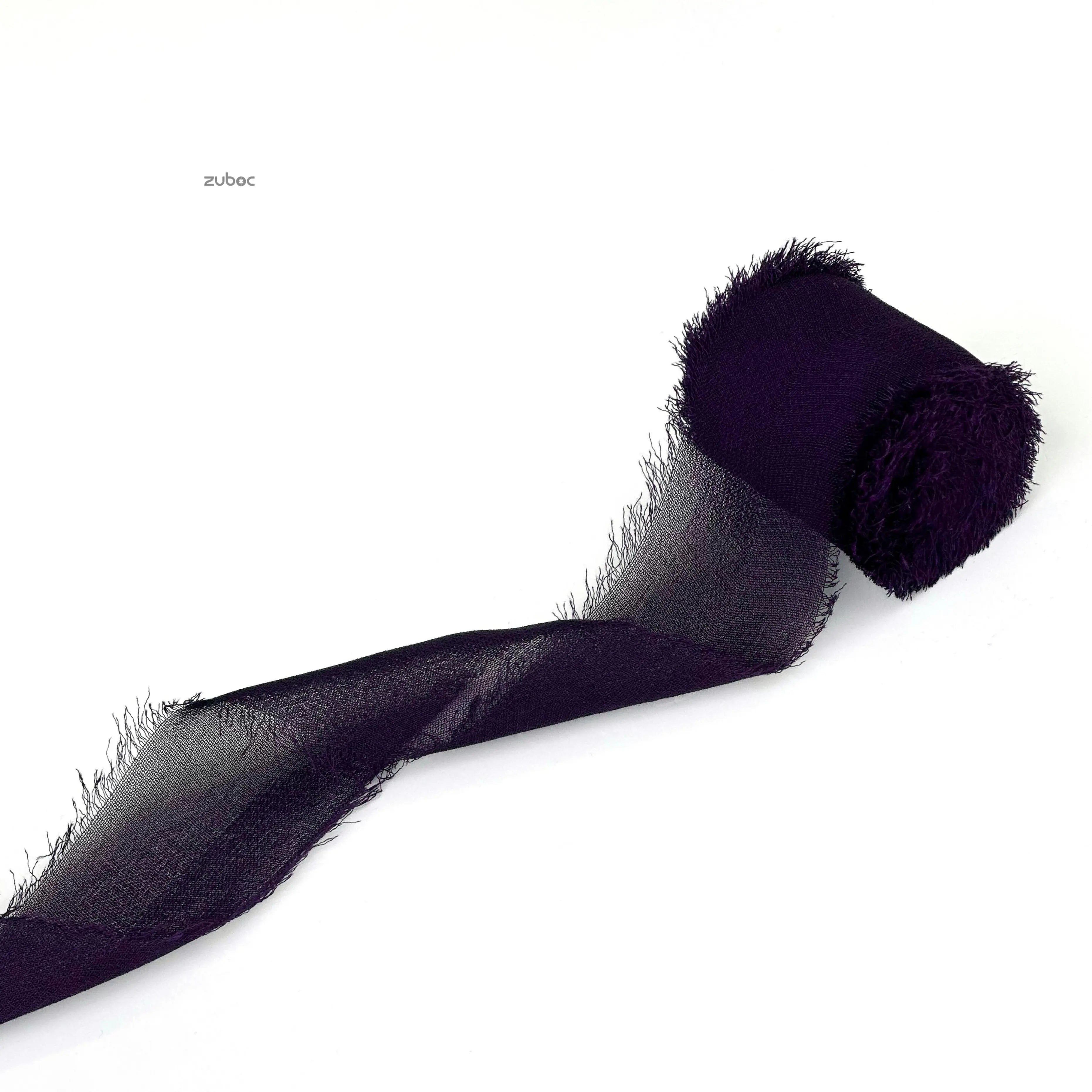 Navy Blue Georgette Ribbon 5m for decorative gift wrapping and craft projects