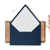 Custom Counter Flap Invitation Envelope with Liner (Set of 50)