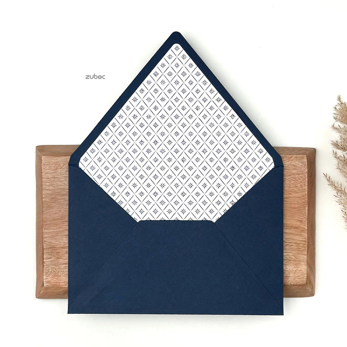 Custom Counter Flap Invitation Envelope with Liner (Set of 50)