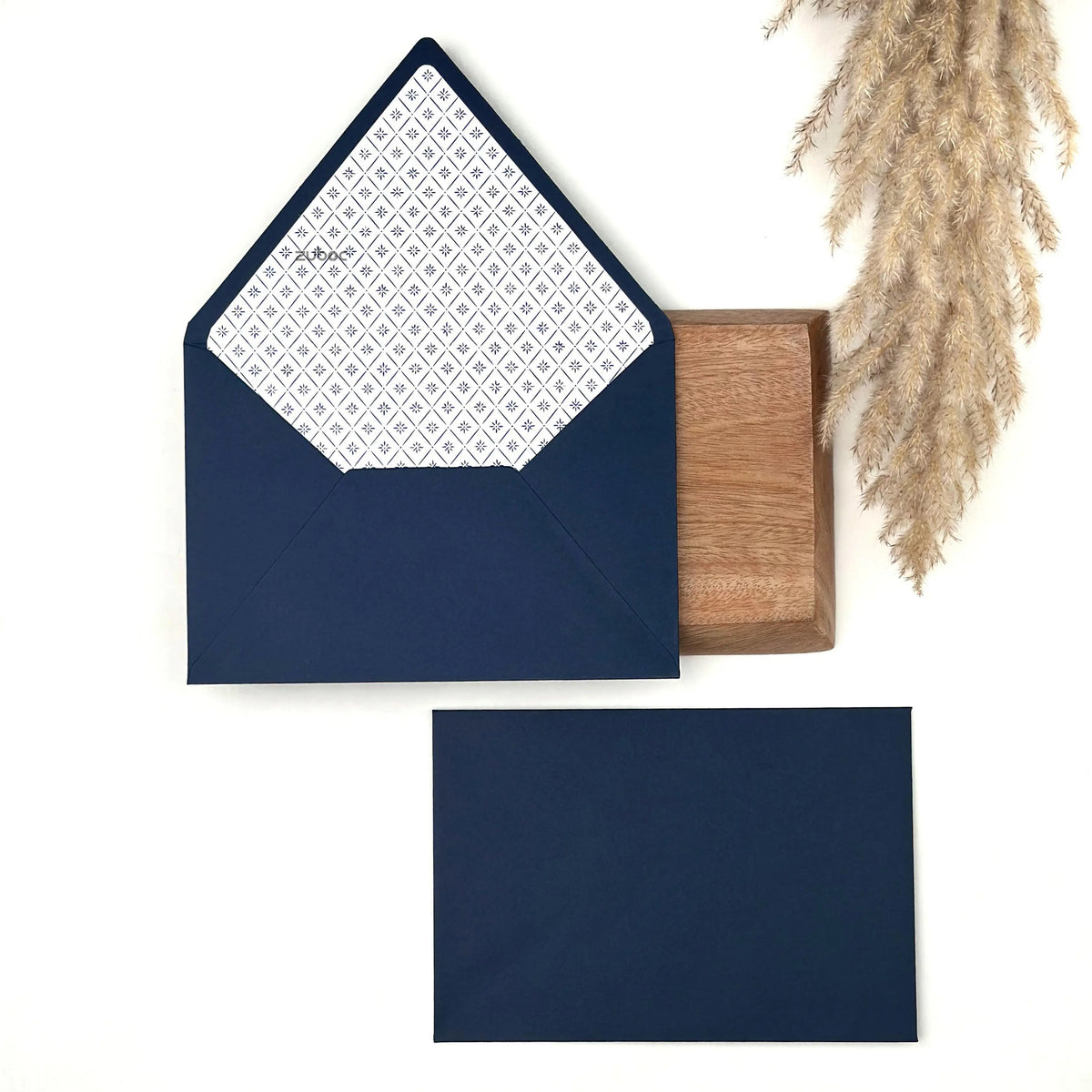 Custom Counter Flap Invitation Envelope with Liner (Set of 50)