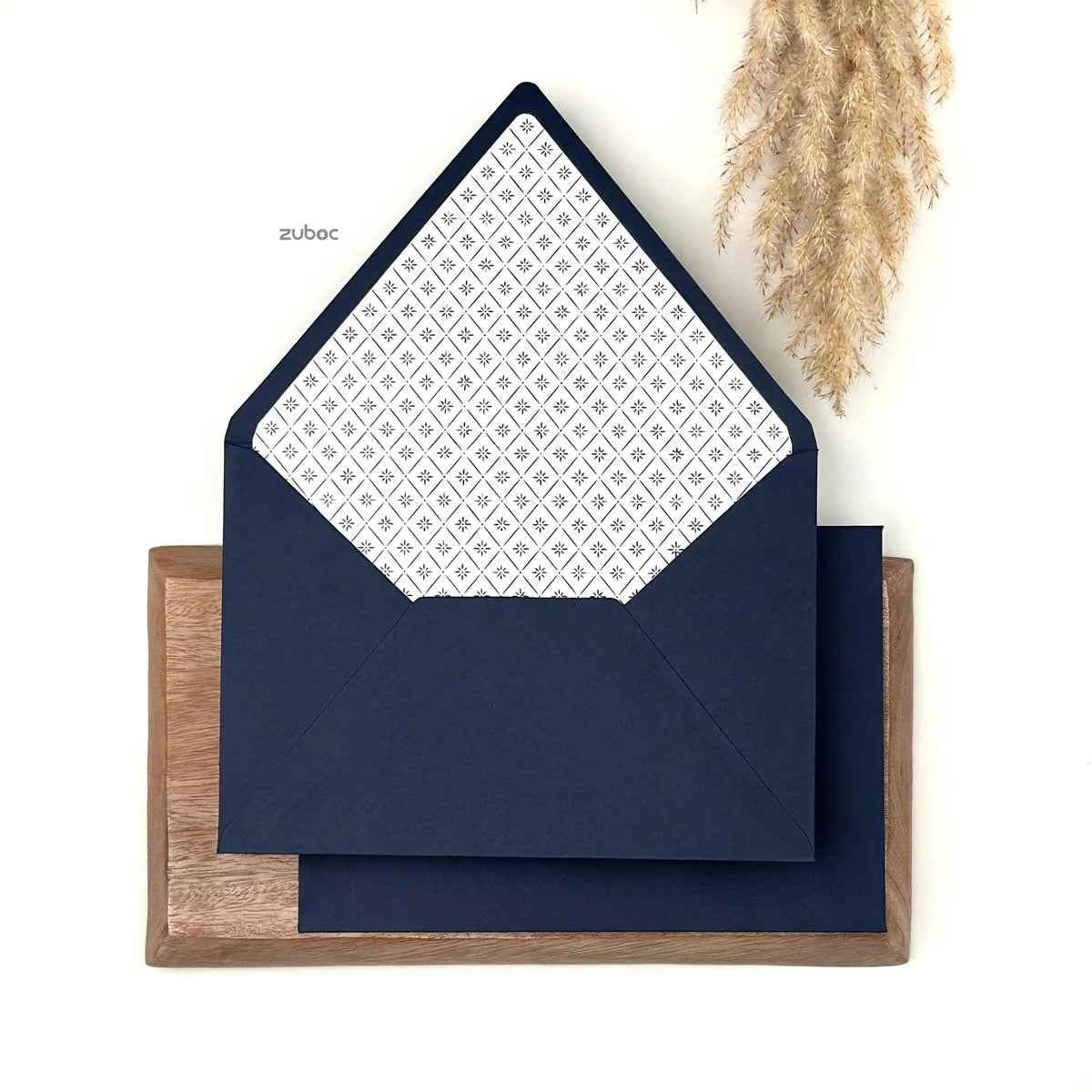 Custom Counter Flap Invitation Envelope with Liner (Set of 50)