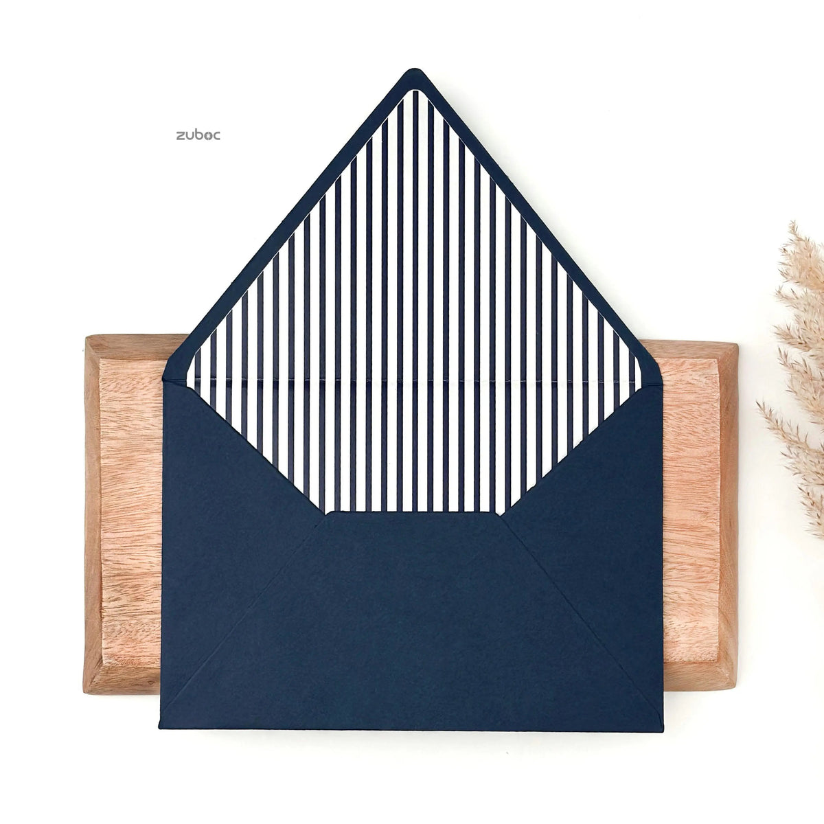 Custom Counter Flap Invitation Envelope with Liner (Set of 50)