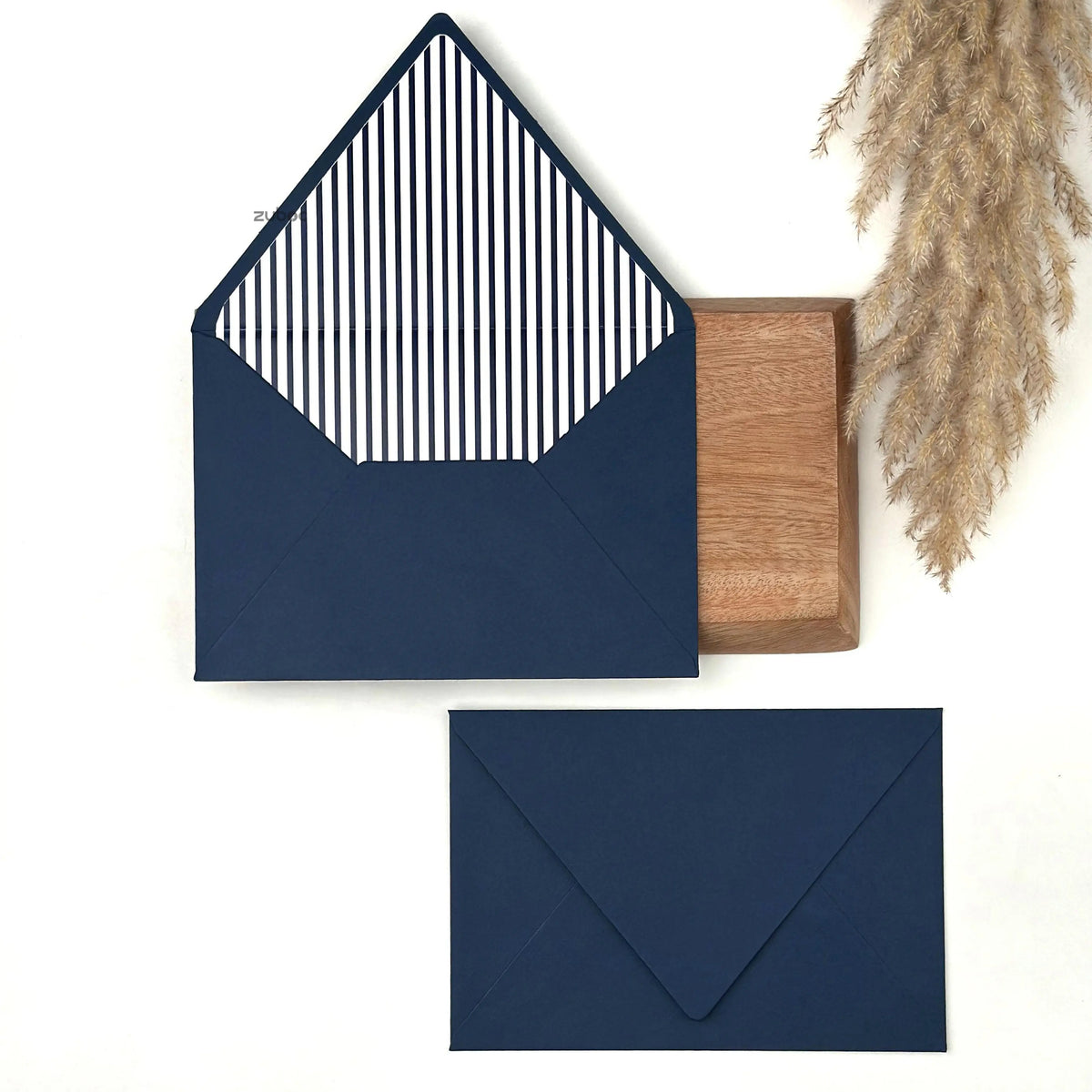 Custom Counter Flap Invitation Envelope with Liner (Set of 50)