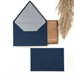 Custom Counter Flap Invitation Envelope with Liner (Set of 50)