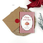 Personalized Merry & Joy New Year Card