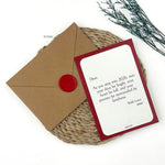 Personalized Merry & Joy New Year Card