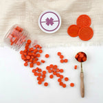 Orange Sealing Wax Beads 30g