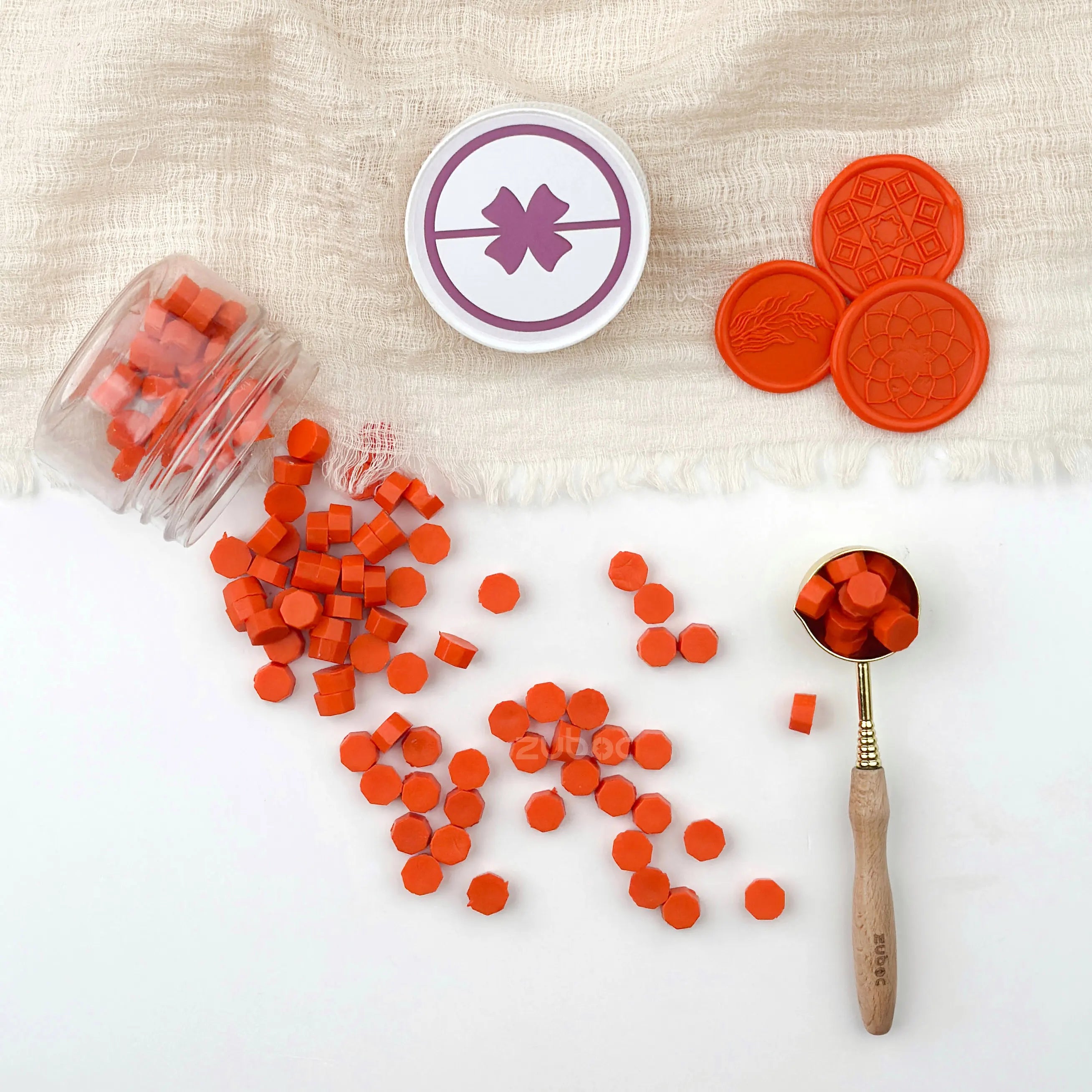 Orange Wax Beads - 30Grams