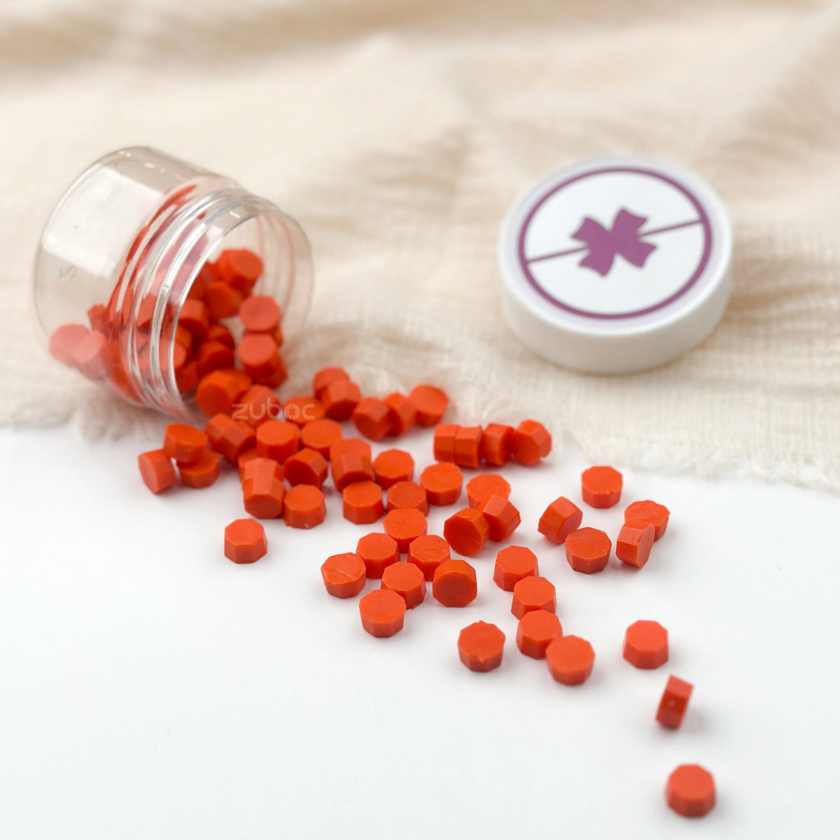 Orange Sealing Wax Beads 30g