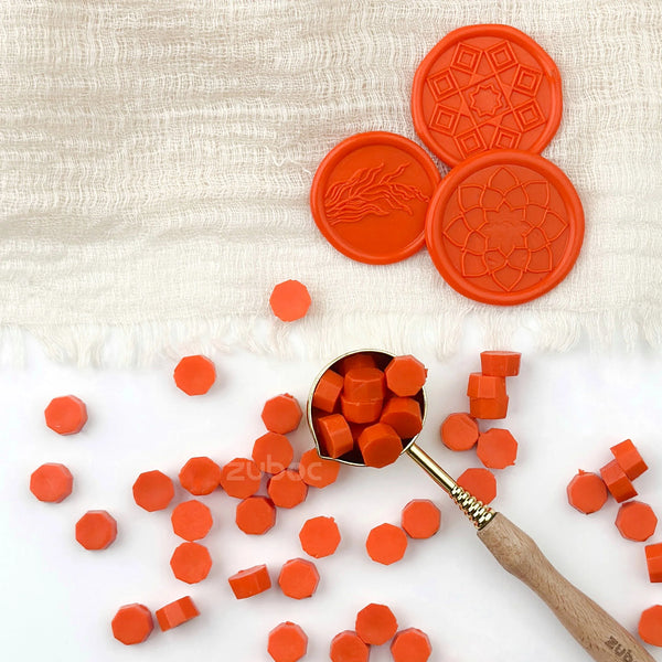 Orange Sealing Wax Beads 30g