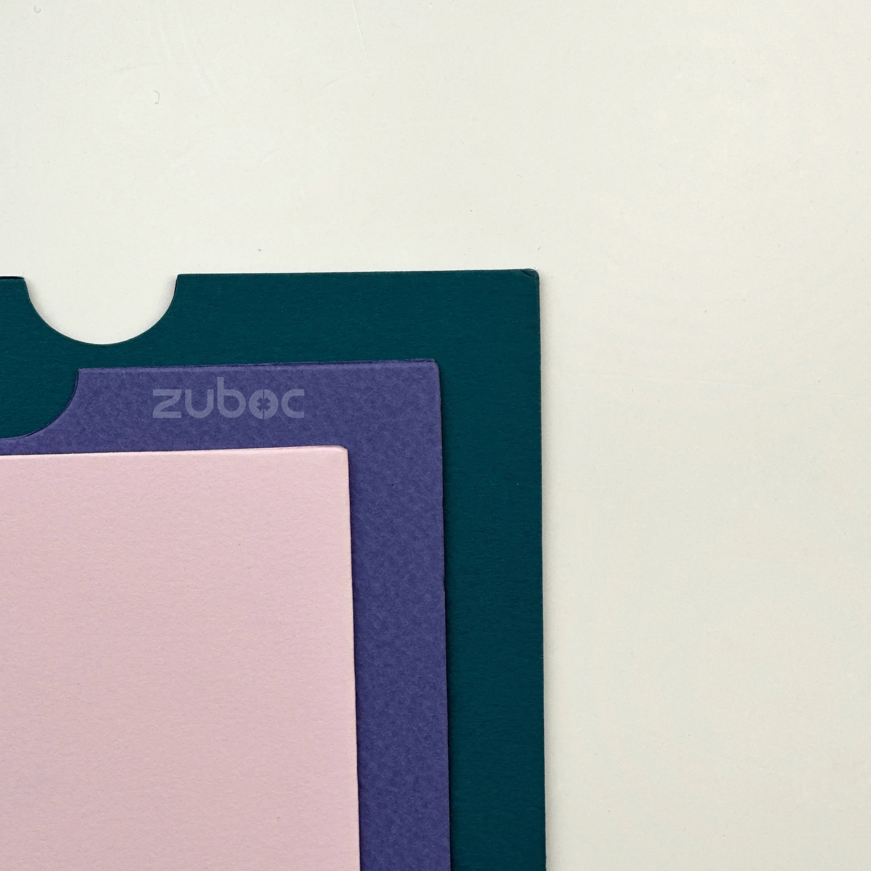 Palette C7 side tag envelopes set of 3 in purple, turquoise blue, and powder pink from Zuboc ? premium textured imported paper for gifting, events, and crafts-3
