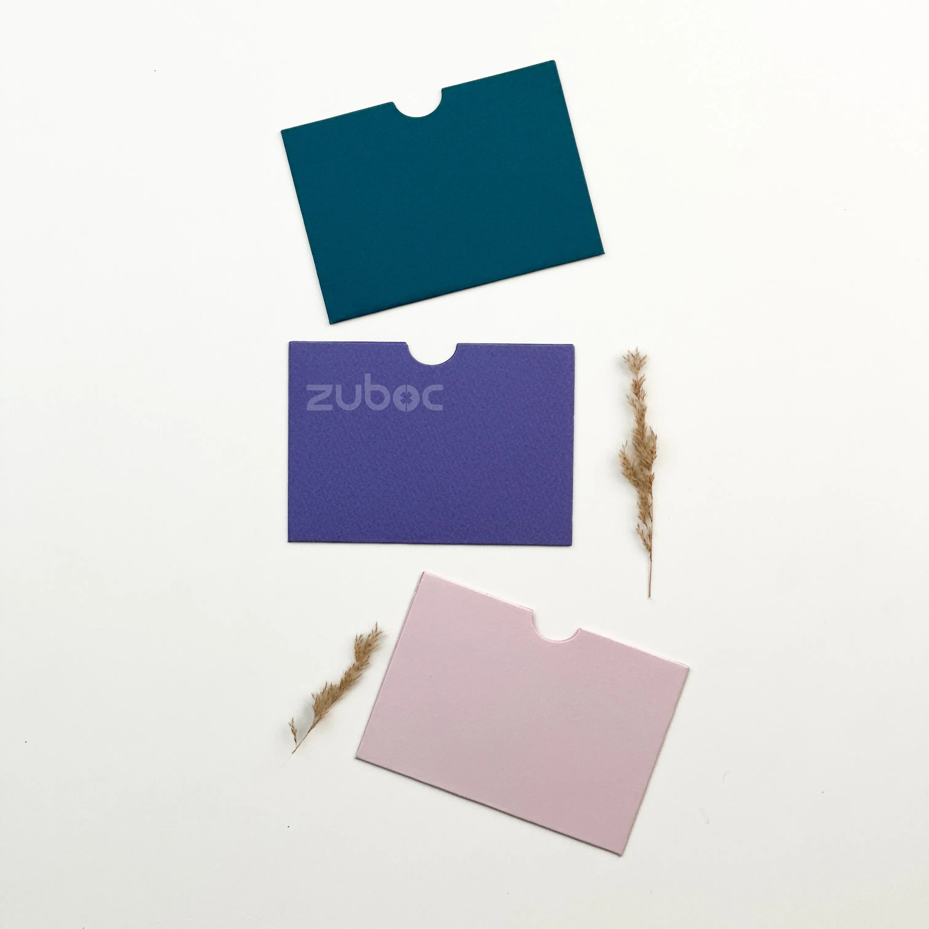 Palette C7 side tag envelopes set of 3 in purple, turquoise blue, and powder pink from Zuboc ? premium textured imported paper for gifting, events, and crafts-2
