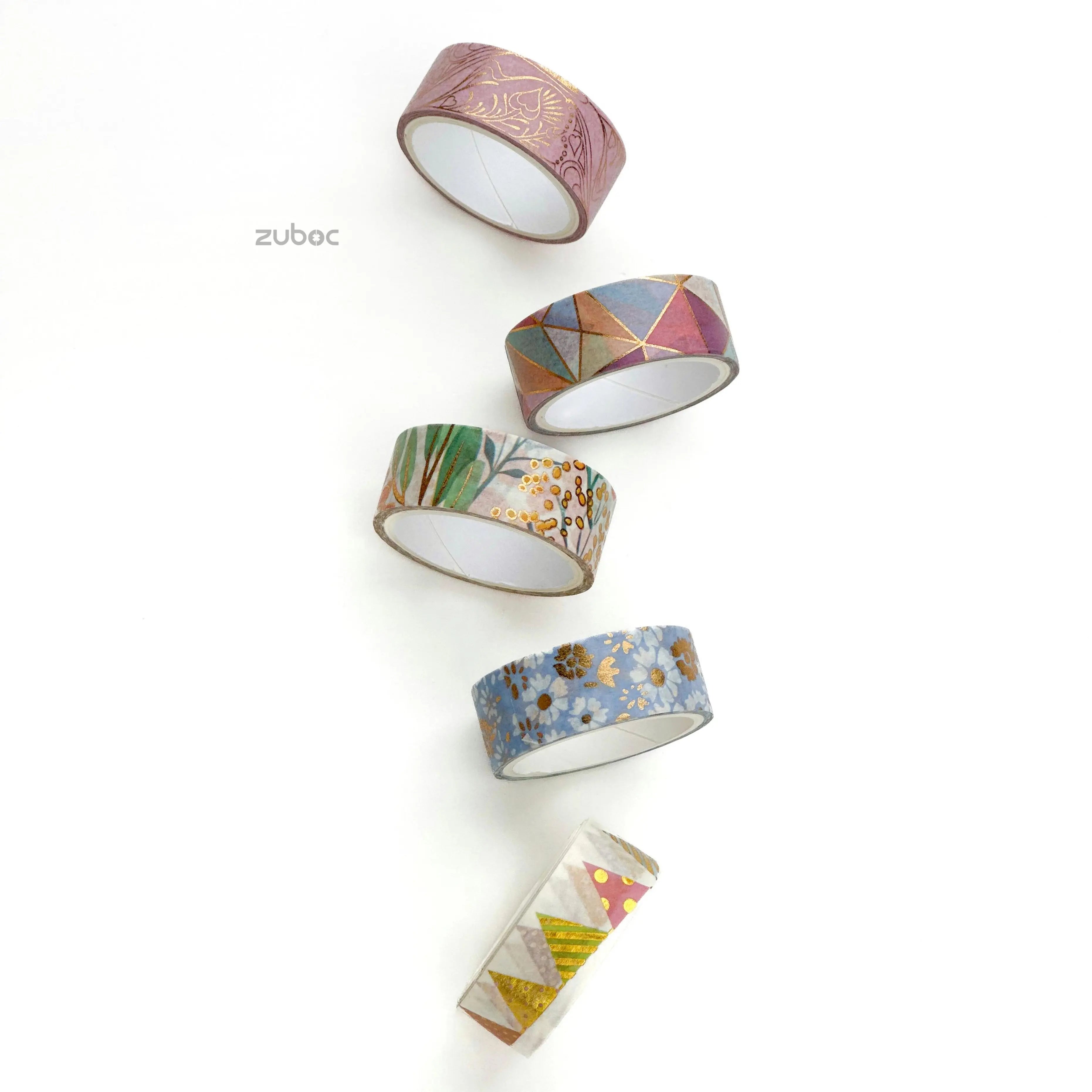 Pastel Shine Washi Tape (Set of 5)