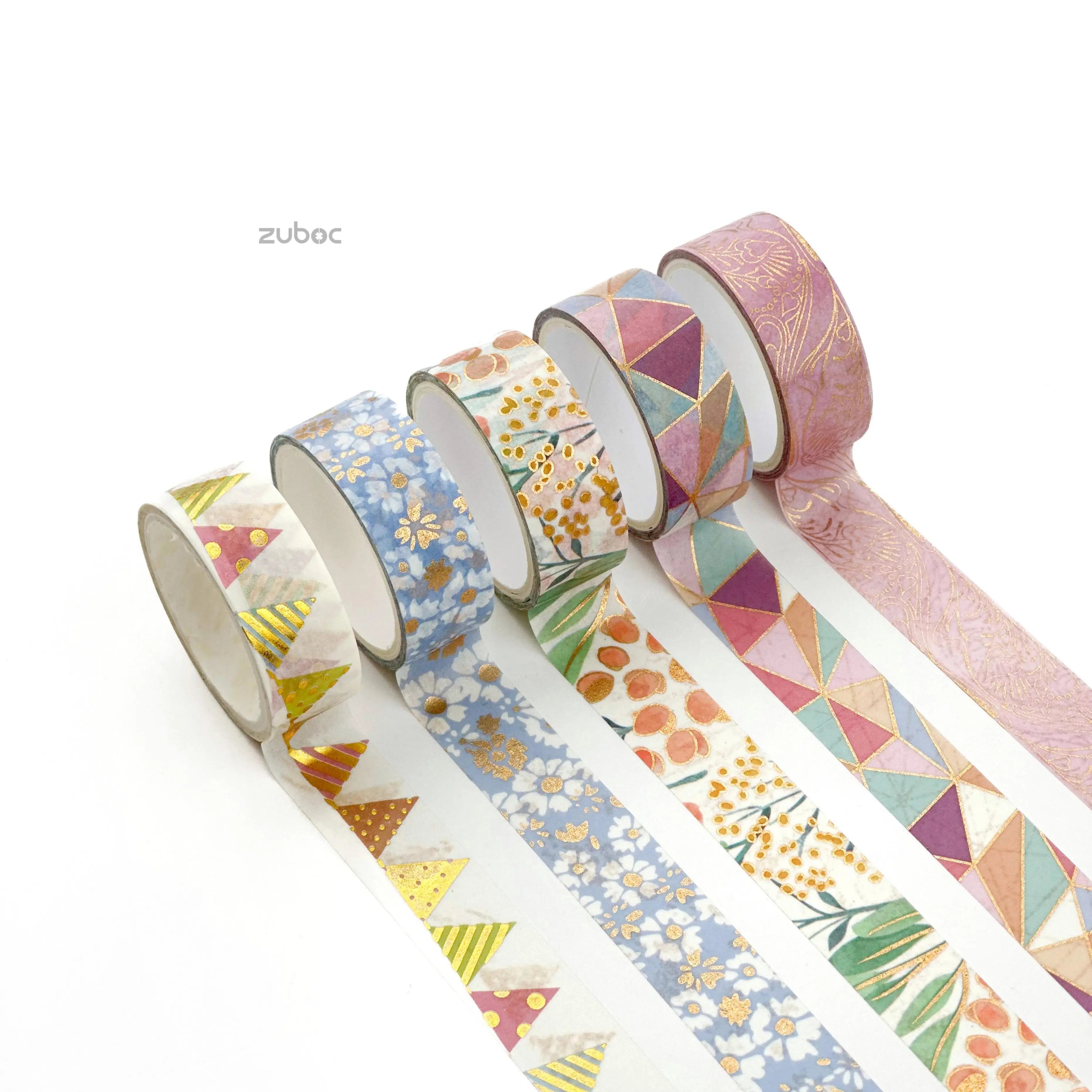 Pastel Shine Washi Tape (Set of 5)