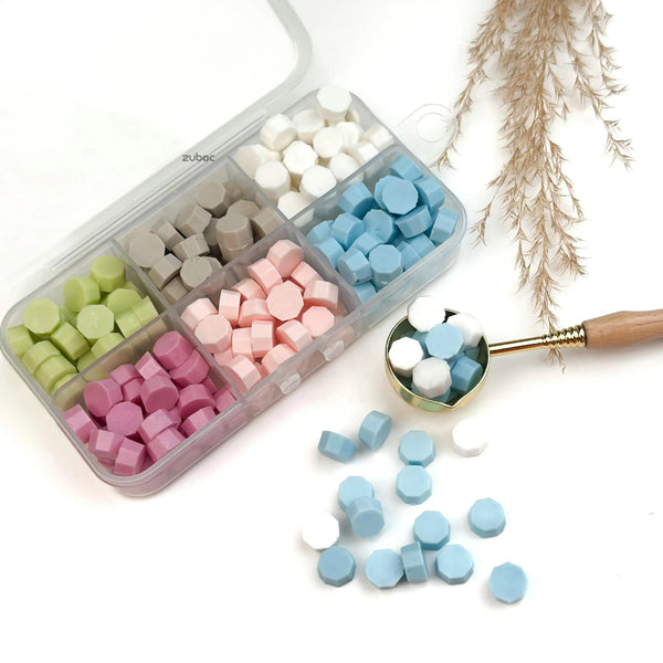 Assorted Pastel Sealing Wax Beads 60g for Wax Seals