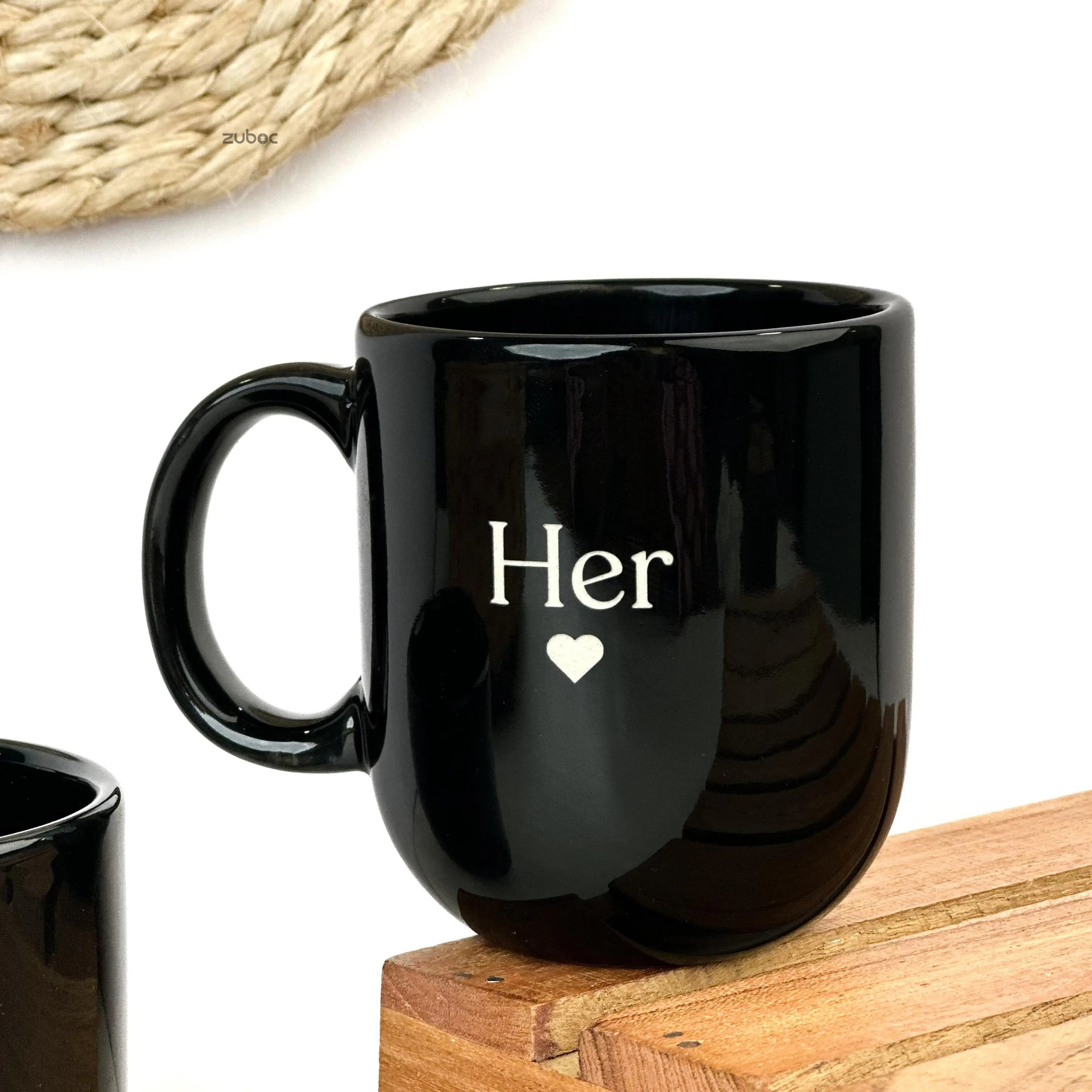Customized Name Couple Mug - Type 4