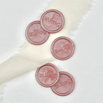 Personalised Round Wax Stamp + Wax Seals