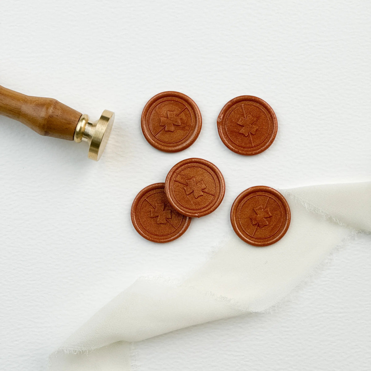 Personalised Round Wax Stamp + Wax Seals