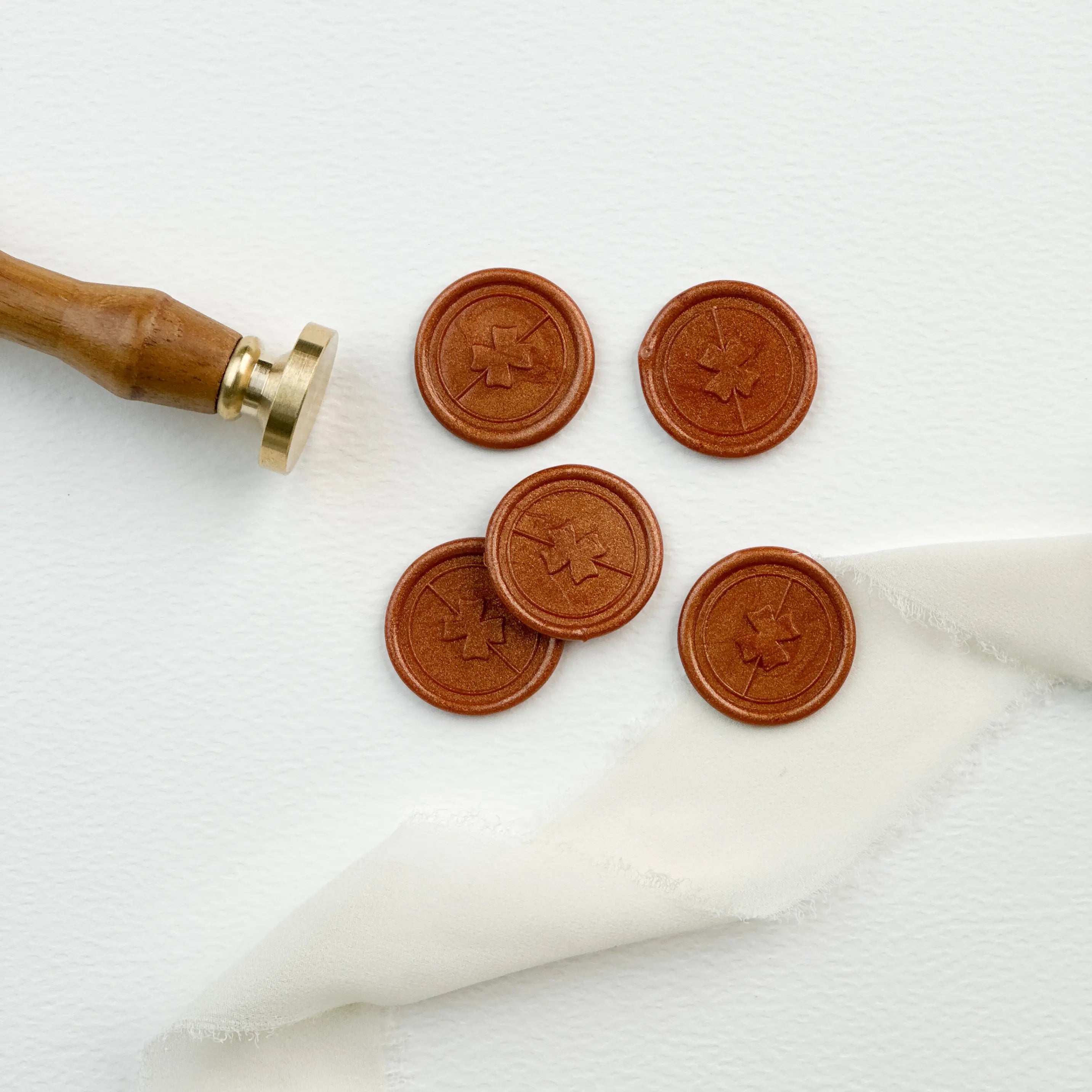 Personalised Wax Stamp and 50 Wax Seals