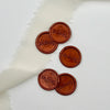 Personalised Round Wax Stamp + Wax Seals