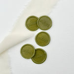 Personalised Round Wax Stamp + Wax Seals