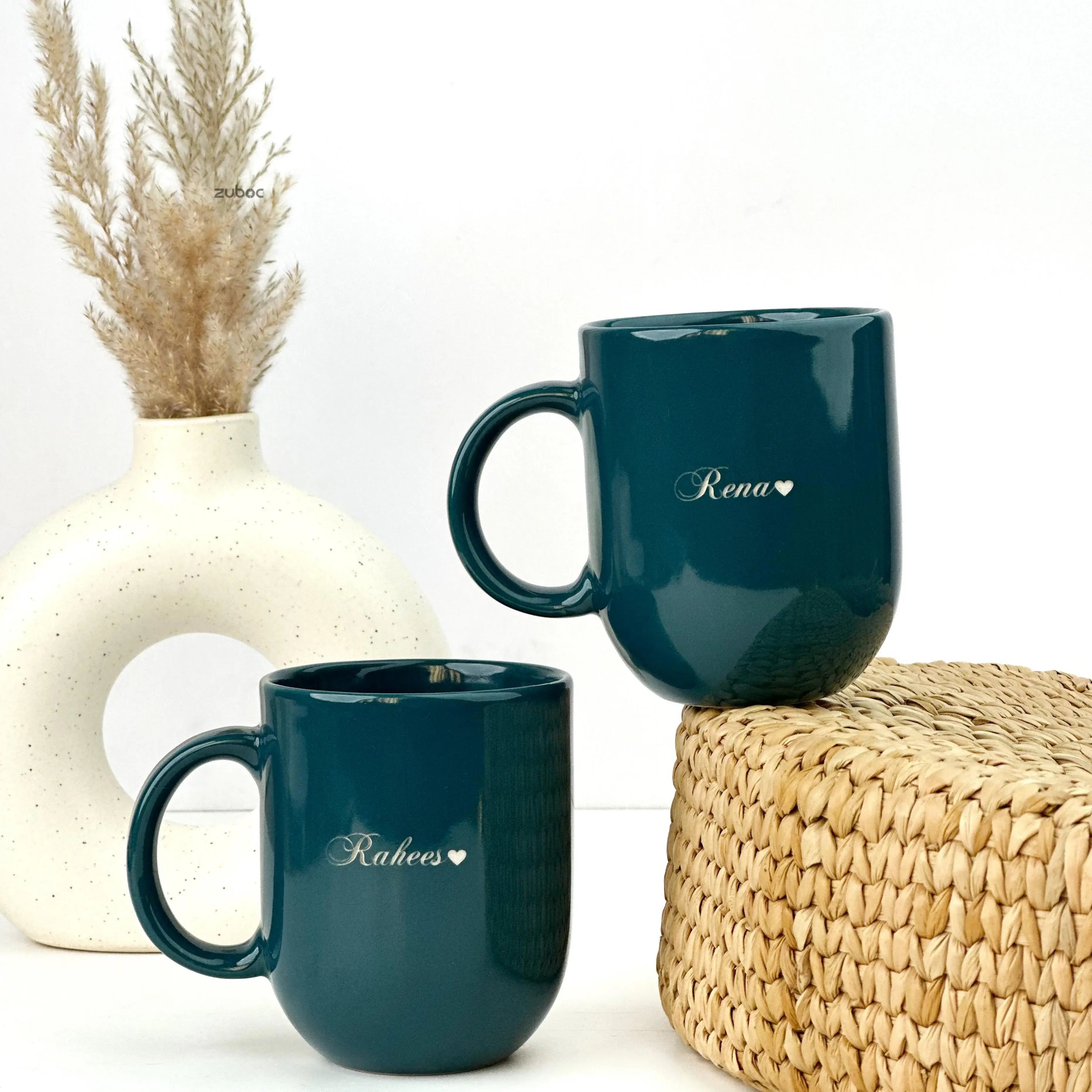 White mug for scrapbooking