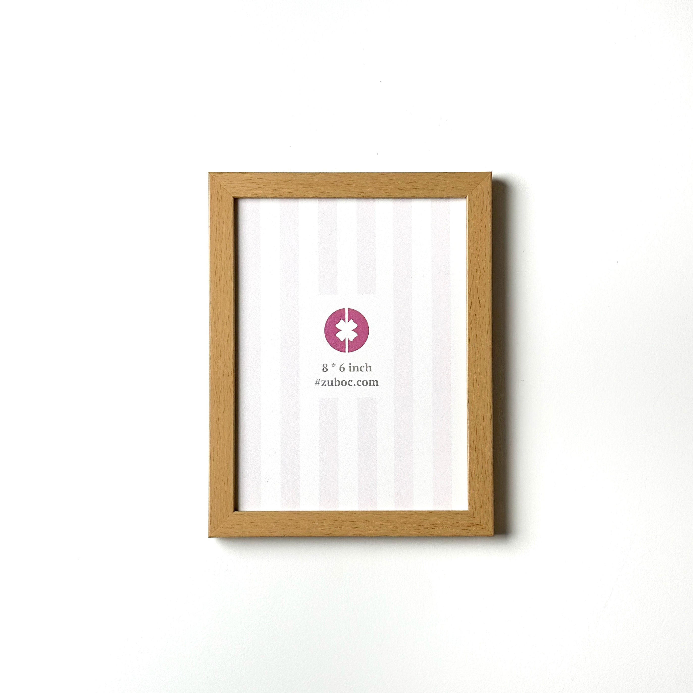 1/2 Pine Wood Photo Frame (A5)